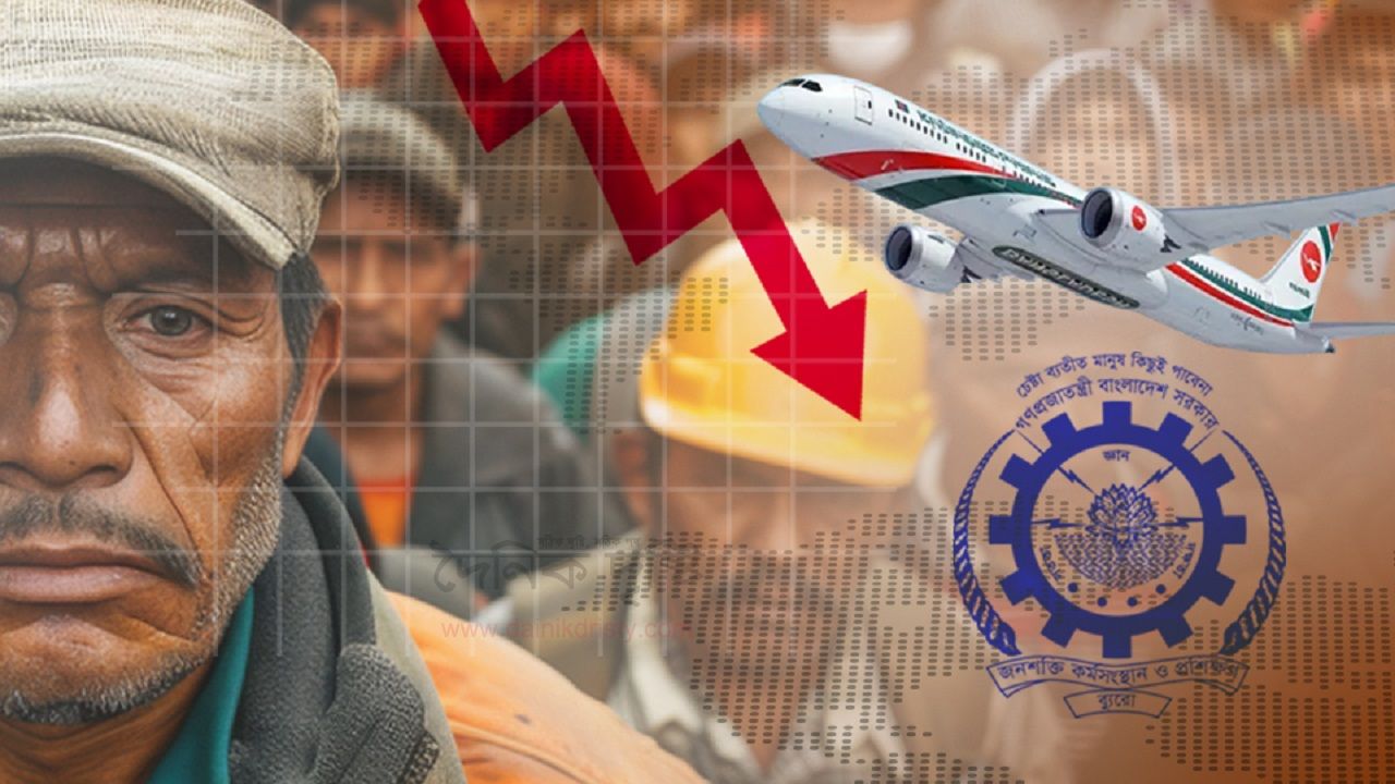 বৈদেশিক কর্মসংস্থানে ভাটা, দুই মাসে কমেছে ৪২ শতাংশ 